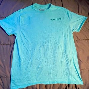 NEVER WORN Costa Bass Fishing T-Shirt, Turquoise Men’s Large